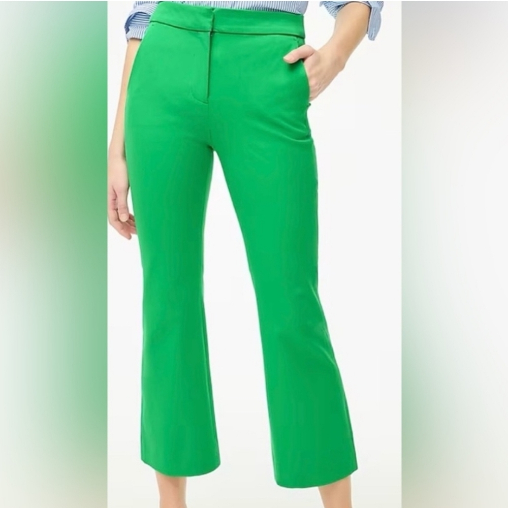 NWT J.CREW Pants Size 2P Color Green